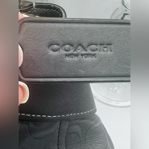 Coach Brooke Carryall Leather Tote Bag - Dark Grey - Picture 5 of 16